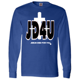 Official JD4U Classic Adult Long Sleeve Tee  - Jesus Died For You, Apparel for Life (WL) - JD4USTORE