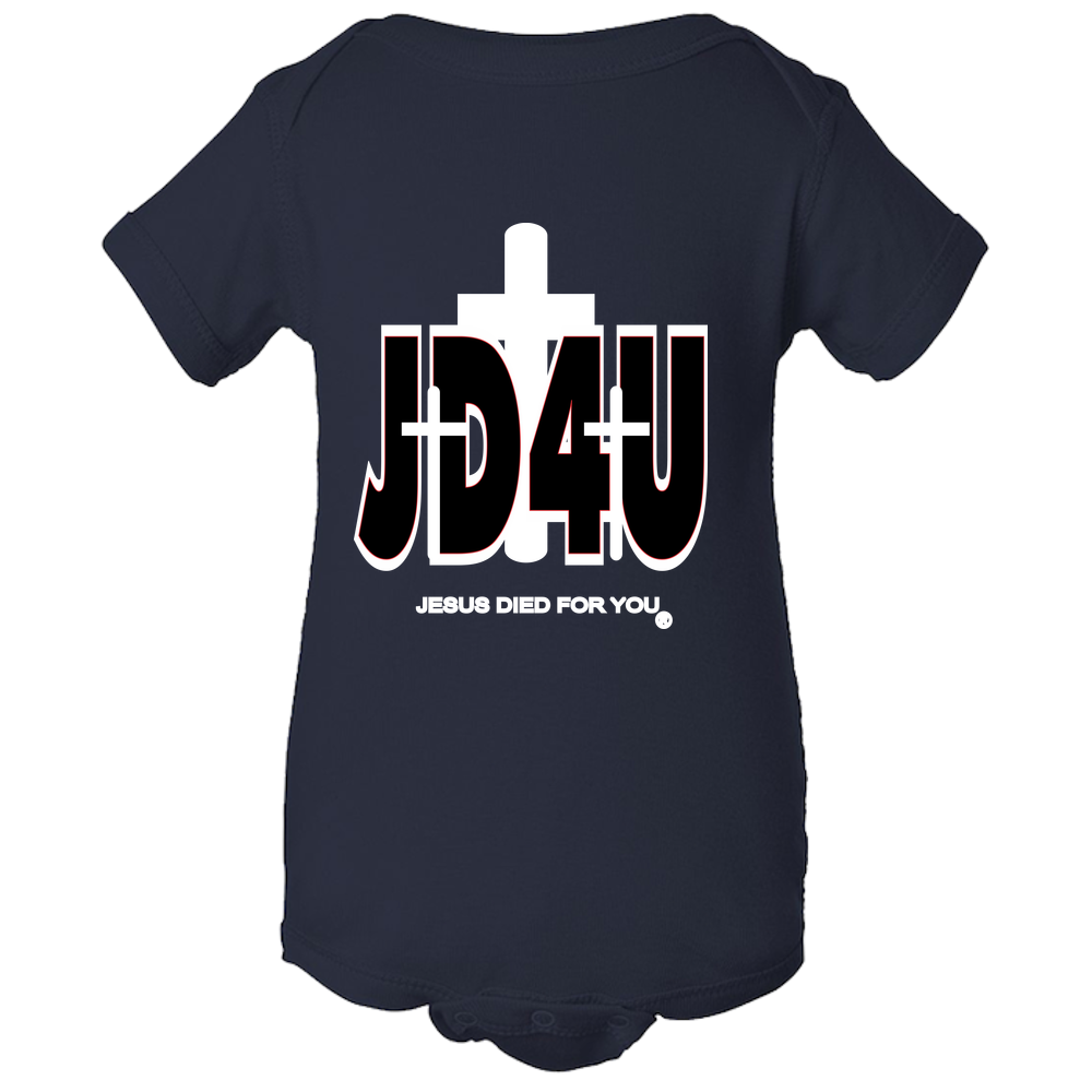 Official JD4U Classic Baby Body Suit - Jesus Died For You, Apparel for Life (WL) - JD4USTORE