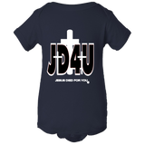 Official JD4U Classic Baby Body Suit - Jesus Died For You, Apparel for Life (WL) - JD4USTORE