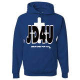 Official JD4U Classic Adult Hoodie - Jesus Died For You, Apparel for Life (WL) - JD4USTORE