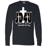 Official JD4U Classic Adult Long Sleeve Tee  - Jesus Died For You, Apparel for Life (WL) - JD4USTORE