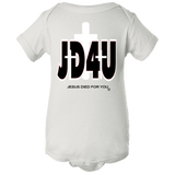 Official JD4U Classic Baby Body Suit - Jesus Died For You, Apparel for Life - JD4USTORE