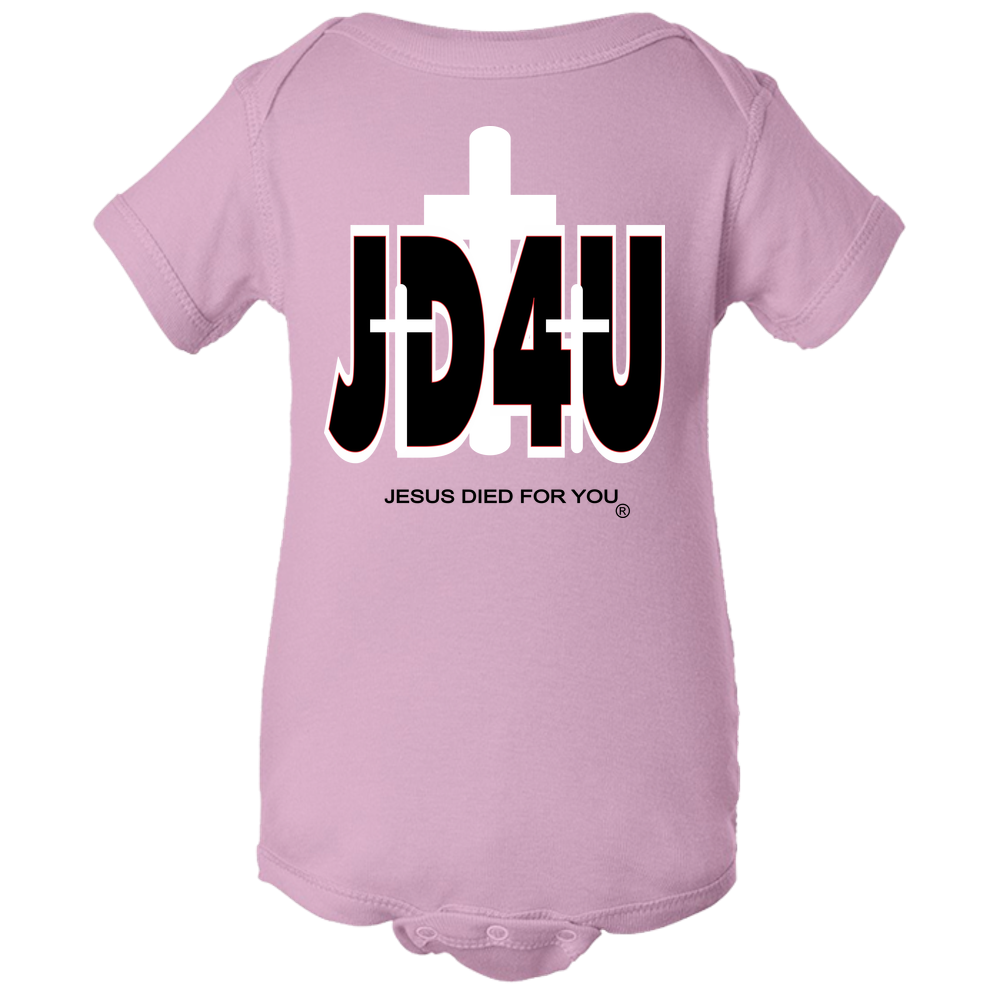Official JD4U Classic Baby Body Suit - Jesus Died For You, Apparel for Life - JD4USTORE