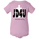Official JD4U Classic Baby Body Suit - Jesus Died For You, Apparel for Life - JD4USTORE