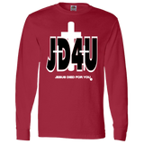 Official JD4U Classic Adult Long Sleeve Tee  - Jesus Died For You, Apparel for Life (WL) - JD4USTORE