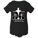 Official JD4U Classic Baby Body Suit - Jesus Died For You, Apparel for Life (WL) - JD4USTORE