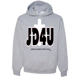 Official JD4U Classic Adult Hoodie - Jesus Died For You, Apparel for Life - JD4USTORE