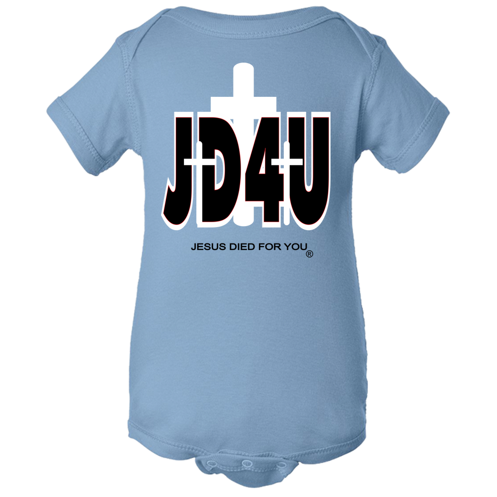 Official JD4U Classic Baby Body Suit - Jesus Died For You, Apparel for Life - JD4USTORE