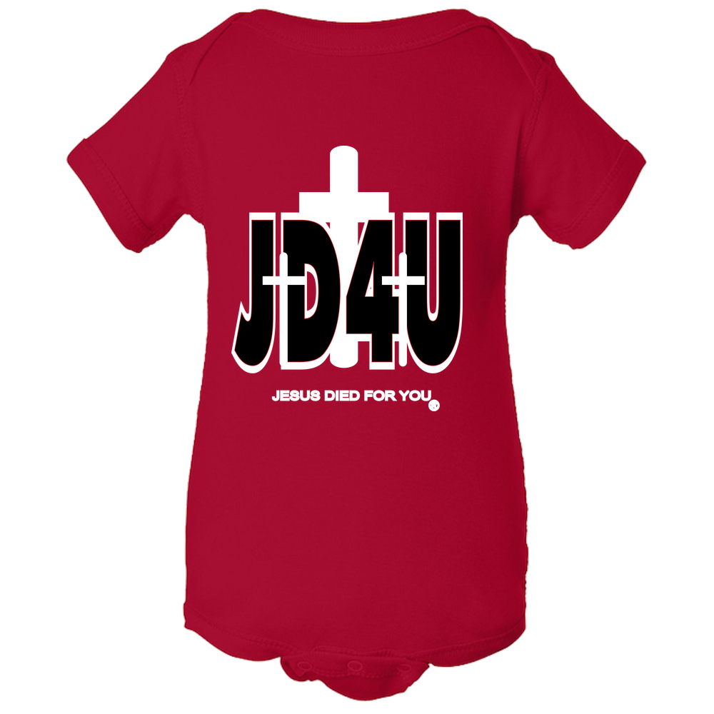 Official JD4U Classic Baby Body Suit - Jesus Died For You, Apparel for Life (WL) - JD4USTORE