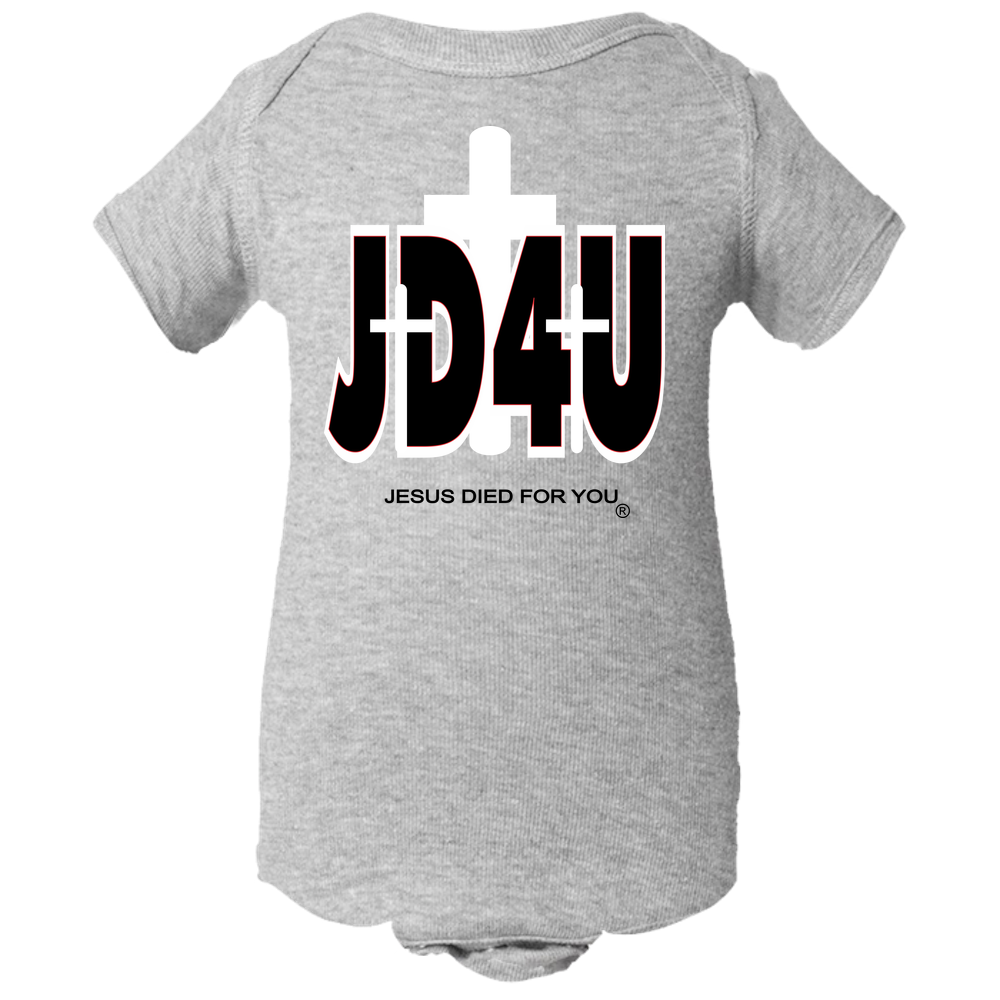 Official JD4U Classic Baby Body Suit - Jesus Died For You, Apparel for Life - JD4USTORE